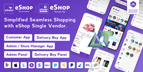 eShop- eCommerce Single Vendor App